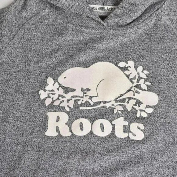 Roots Pullover Hoodie Grey Original Kanga Hoodie Size XS - Picture 5 of 11